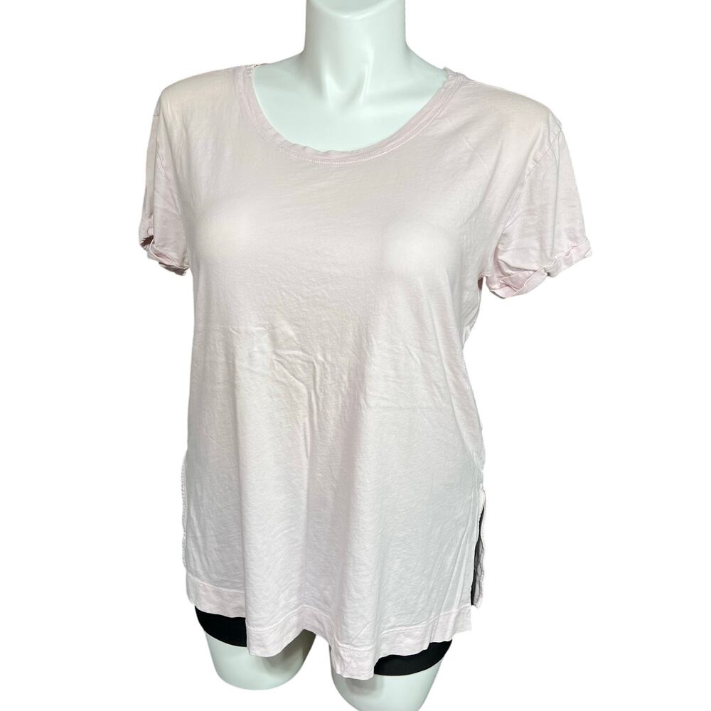 Old Navy Womens T Shirt Top Short Sleeve Cotton Blush Pink Large